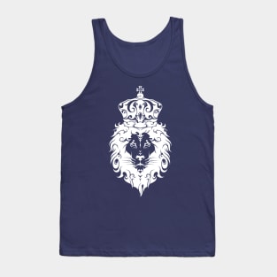 Tribal King White Lion Tank Top